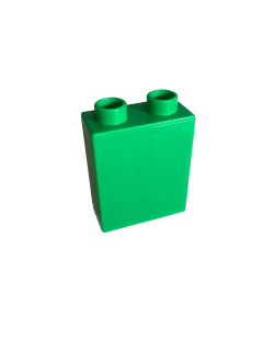 Lego Duplo kostka zelená 1x2x2